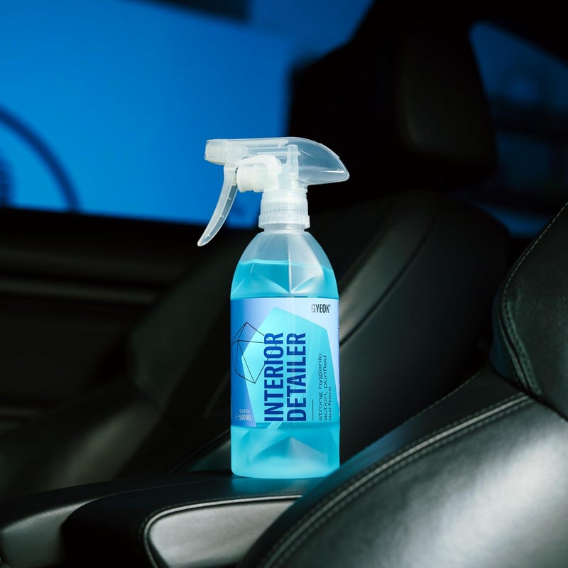 Gyeon Interior Detailer All‑Surface Car Interior Cleaner Safe on Leather Plastic Textiles Vinyl Dashboard Screen Trim Purify Matte Finish No Shine Residue - Image 5